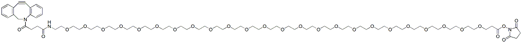 Molecular structure of the compound: DBCO-PEG24-NHS ester