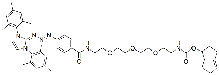 Molecular structure of the compound: Diazo-PEG3-TCO