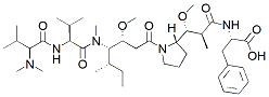 Molecular structure of the compound: Auristatin F