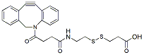 Molecular structure of the compound: DBCO-S-S-acid