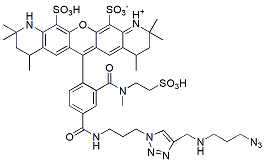 Molecular structure of the compound: BP Fluor 546 Azide Plus