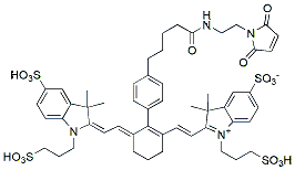 Molecular structure of the compound: IR 750 Maleimide
