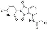 Molecular structure of the compound: 2-Chloro-N-(2-(2,6-dioxopiperidin-3-yl)-1,3-dioxoisoindolin-4-yl)acetamide
