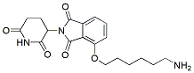 Molecular structure of the compound: Thalidomide-O-C6-Amine HCl