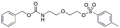 Molecular structure of the compound: 2-(2-(((Benzyloxy)carbonyl)amino)ethoxy)ethyl 4-methylbenzenesulfonate
