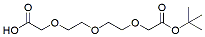 Molecular structure of the compound: t-butyl acetate-PEG2-CH2COOH