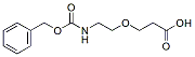 Molecular structure of the compound: 3-[2-(Cbz-amino)ethoxy]propanoic acid