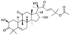 Molecular structure of the compound: Cucurbitacin B