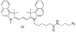 Molecular structure of the compound: Cy3.5 azide