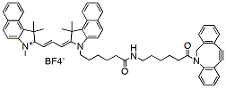 Molecular structure of the compound: Cy3.5 DBCO