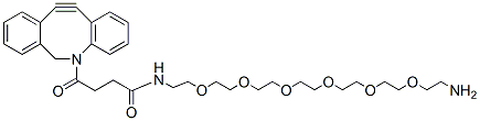 Molecular structure of the compound: DBCO-PEG6-amine