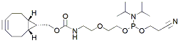 Molecular structure of the compound: endo-BCN CE-phosphoramidite