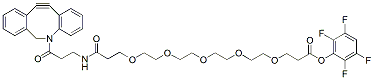 Molecular structure of the compound: DBCO-PEG5-TFP Ester