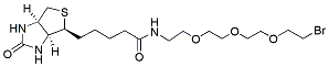 Molecular structure of the compound: Biotin-PEG3-Bromide