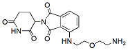 Molecular structure of the compound: Pomalidomide 4'-PEG1-amine