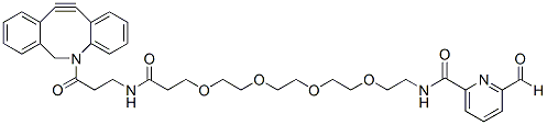 Molecular structure of the compound: 6-Formyl-2-pyridine-PEG4-DBCO