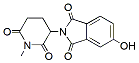 Molecular structure of the compound: 5-Hydroxy-2-(1-methyl-2,6-dioxopiperidin-3-yl)isoindoline-1,3-dione