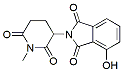 Molecular structure of the compound: 4-Hydroxy-2-(1-methyl-2,6-dioxopiperidin-3-yl)isoindoline-1,3-dione