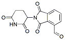 Molecular structure of the compound: 2-(2,6-dioxopiperidin-3-yl)-1,3-dioxo-2,3-dihydro-1H-isoindole-4-carbaldehyde