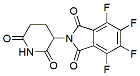 Molecular structure of the compound: 2-(2,6-dioxopiperidin-3-yl)-4,5,6,7-tetrafluoro-2,3-dihydro-1H-isoindole-1,3-dione