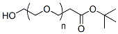 Molecular structure of the compound: Hydroxy-PEG-t-butyl ester, MW 2,000