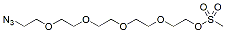 Molecular structure of the compound: Azide-PEG5-Ms