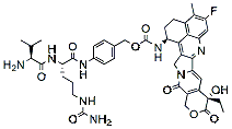 Molecular structure of the compound: Val-Cit-PAB-Exatecan