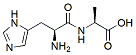 Molecular structure of the compound: H-His-ala-OH