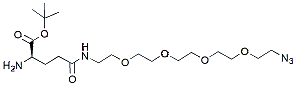 Molecular structure of the compound: D-Glu-OtBu-PEG4-azide