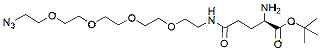 Molecular structure of the compound: D-Glu-OtBu-PEG4-azide