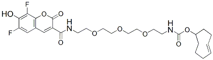 Molecular structure of the compound: TCO-PEG3-PB