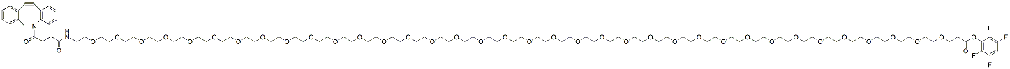 Molecular structure of the compound: DBCO-PEG36-TFP ester