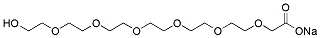 Molecular structure of the compound: Hydroxy-PEG6-CH2CO2H sodium salt