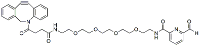 Molecular structure of the compound: DBCO-PEG4-6-Formyl-2-pyridine