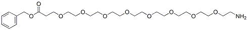 Molecular structure of the compound: Amine-PEG8-benzyl ester