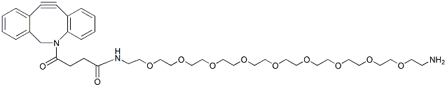 Molecular structure of the compound: DBCO-PEG9-amine