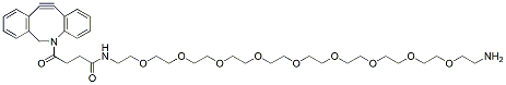 Molecular structure of the compound: DBCO-PEG9-amine