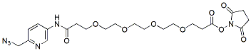 Molecular structure of the compound: Picolyl azide-PEG4-NHS ester