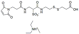 Molecular structure of the compound: Acid-S-S-sulfo-Maleimide