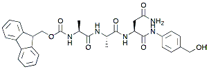 Molecular structure of the compound: Fmoc-Ala-Ala-Asn-PAB