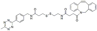 Molecular structure of the compound: DBCO-SS-methyltetrazine