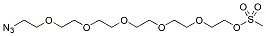 Molecular structure of the compound: Azide-PEG6-Mes
