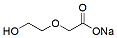 Molecular structure of the compound: Hydroxy-PEG1-CH2CO2H, sodium salt