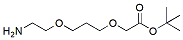 Molecular structure of the compound: NH2-PEG2-CH2-Boc