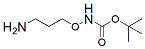 Molecular structure of the compound: tert-Butyl 3-aminopropoxycarbamate