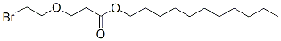 Molecular structure of the compound: undecyl 3-(2-bromoethoxy)propanoate