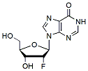 Molecular structure of the compound: 2'-Fluoro-2'-deoxyinosine