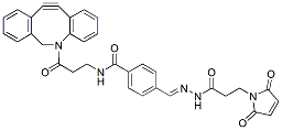 Molecular structure of the compound: DBCO-hydrazone-Mal