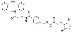 Molecular structure of the compound: DBCO-hydrazone-Mal