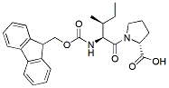 Molecular structure of the compound: Fmoc-Ile-Pro-OH